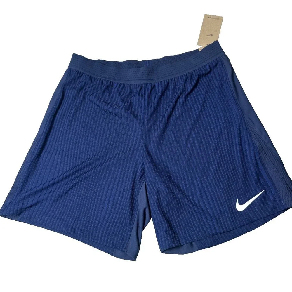 Nike Vaporknit Soccer Dri-Fit ADV Vapor Shorts Blue Slim Fit FZ9352-410 Men's XL